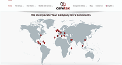 Desktop Screenshot of cafetax.com